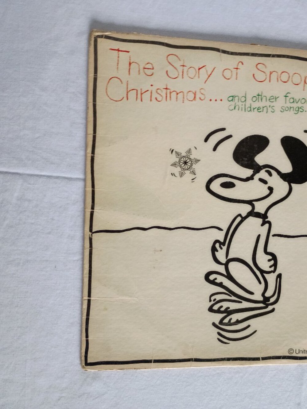 Arc Sound Limited The Story Of Snoopy's Christmas Children Record 1968
